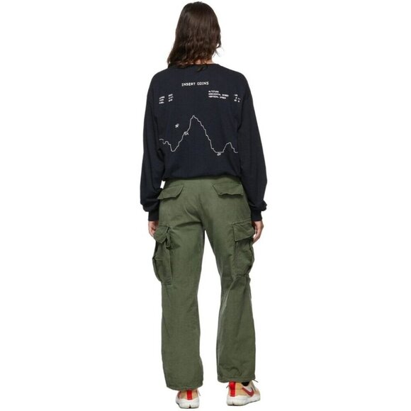 Tom Sachs Lunar Lander Long Sleeve T-Shirt Size S Mens Unisex Black $105 - Picture 13 of 14